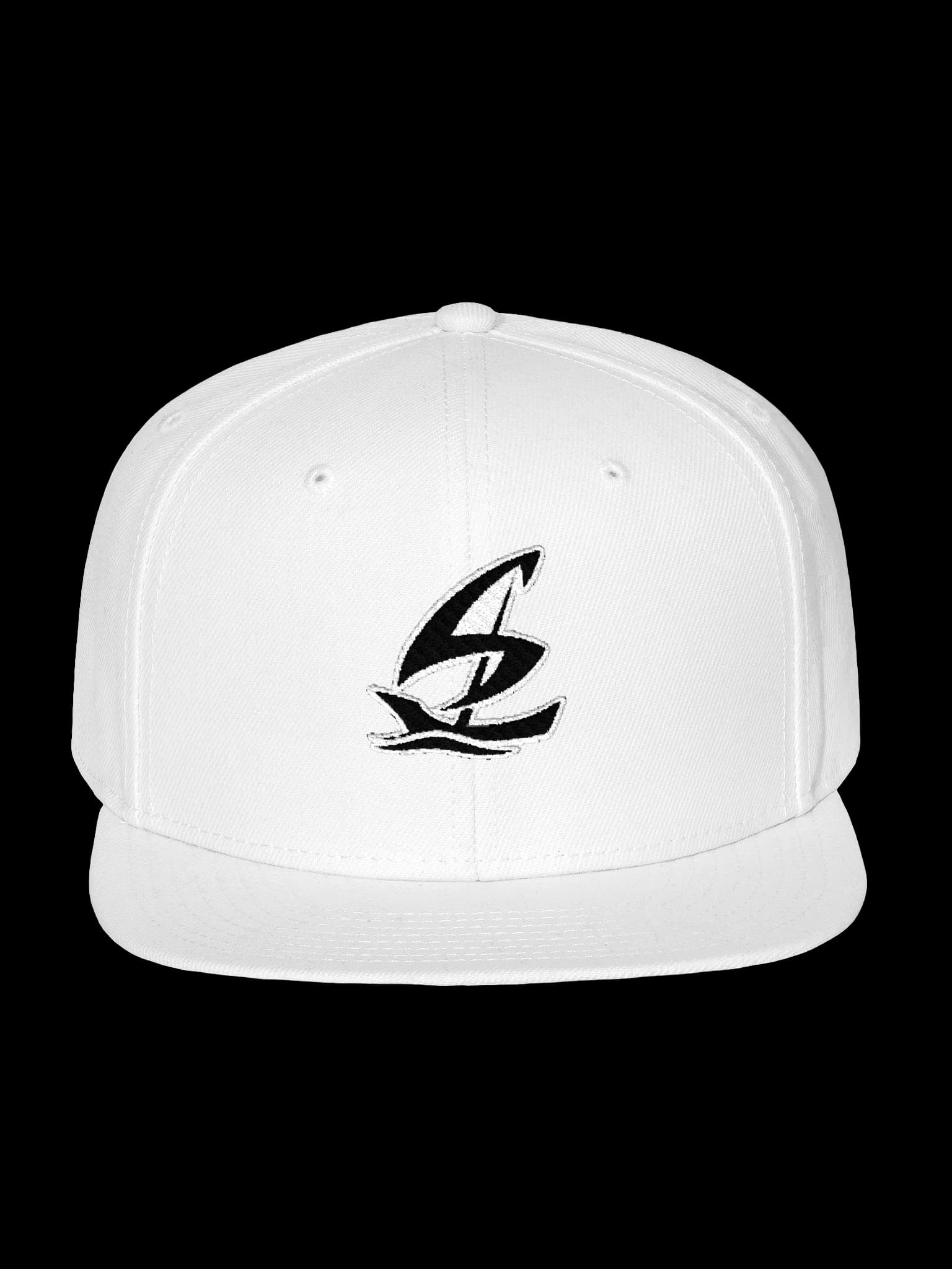 Sail Logo Ball Cap (White & Black)